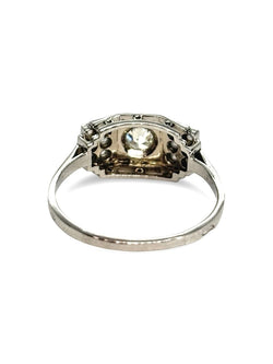 Bague or blanc et diamants - Castafiore