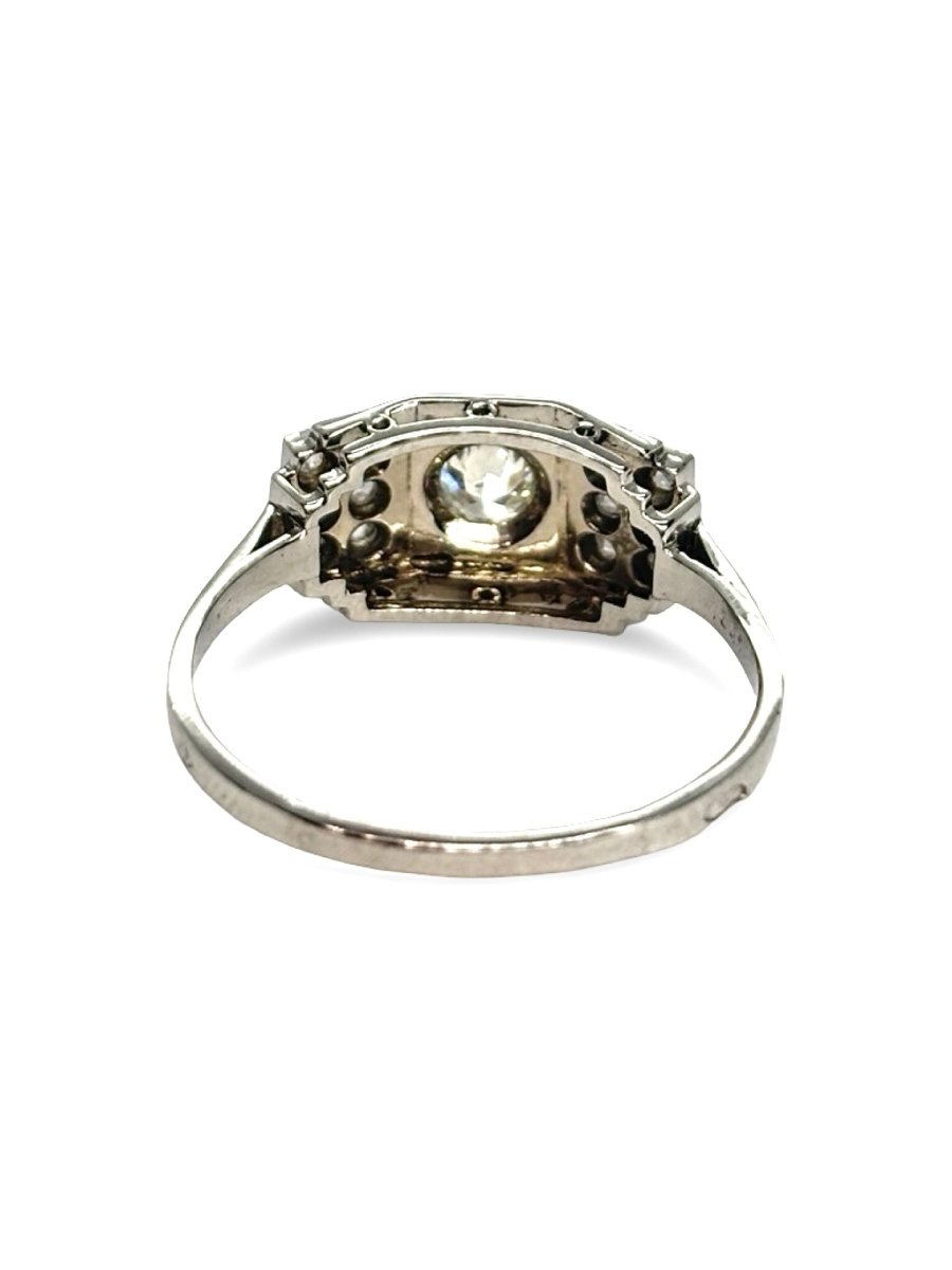 Bague or blanc et diamants - Castafiore