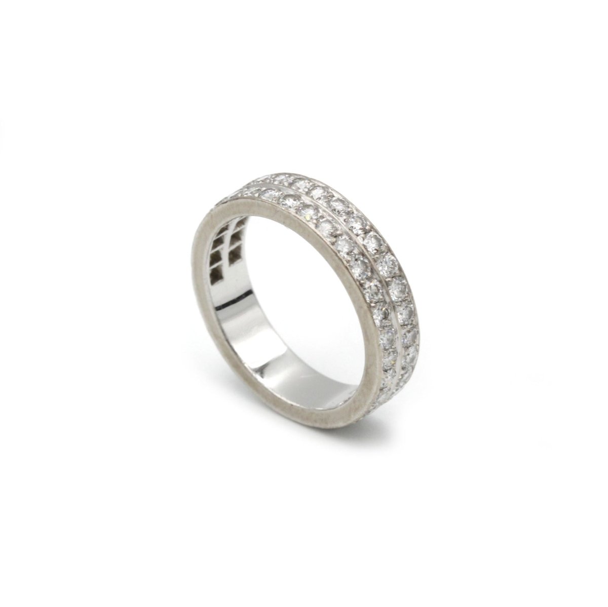 Bague - Or blanc et diamants - Castafiore