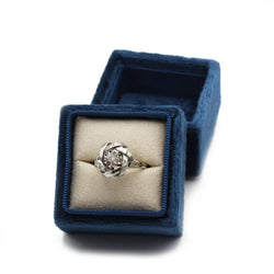 Bague - Or blanc et diamants - Castafiore