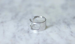 Bague or blanc Pierre Cardin Space Age - Castafiore