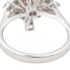 Bague Or blanc Rubis - Castafiore