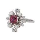 Bague Or blanc Rubis - Castafiore