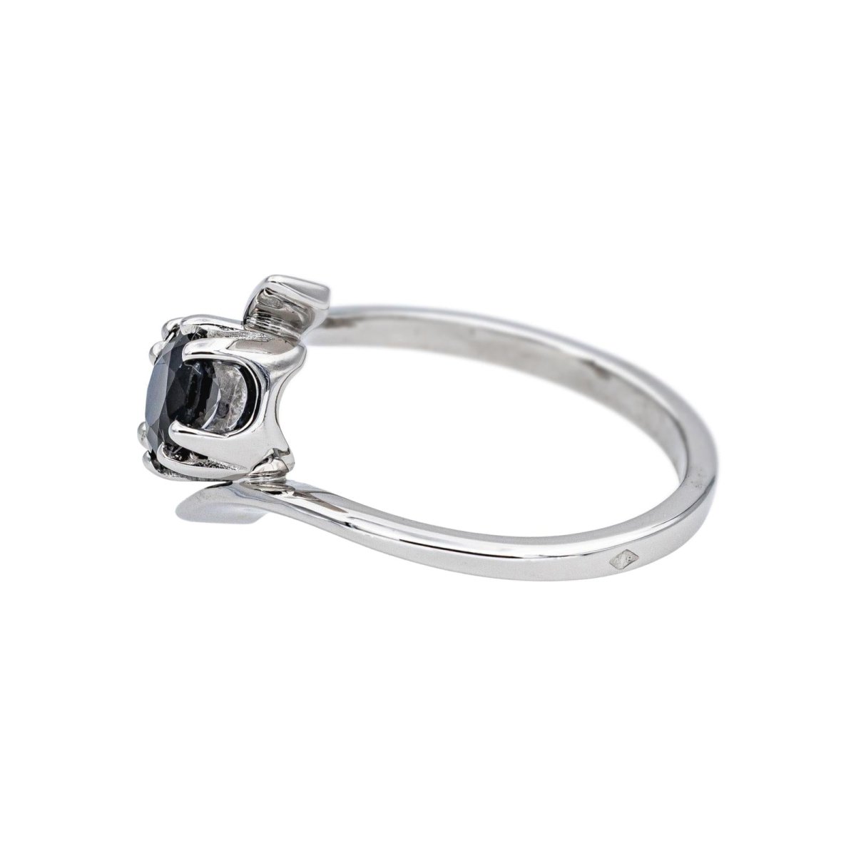 Bague Or blanc Saphir - Castafiore