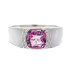 Bague Or blanc Tourmaline - Castafiore