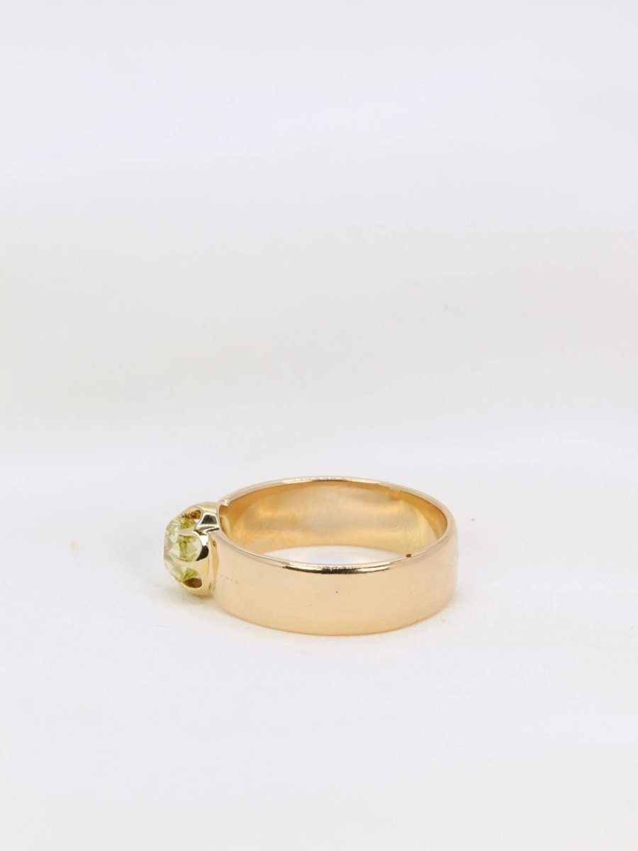 Bague or diamant jaune Fancy Yellow 1,1 ct - Castafiore