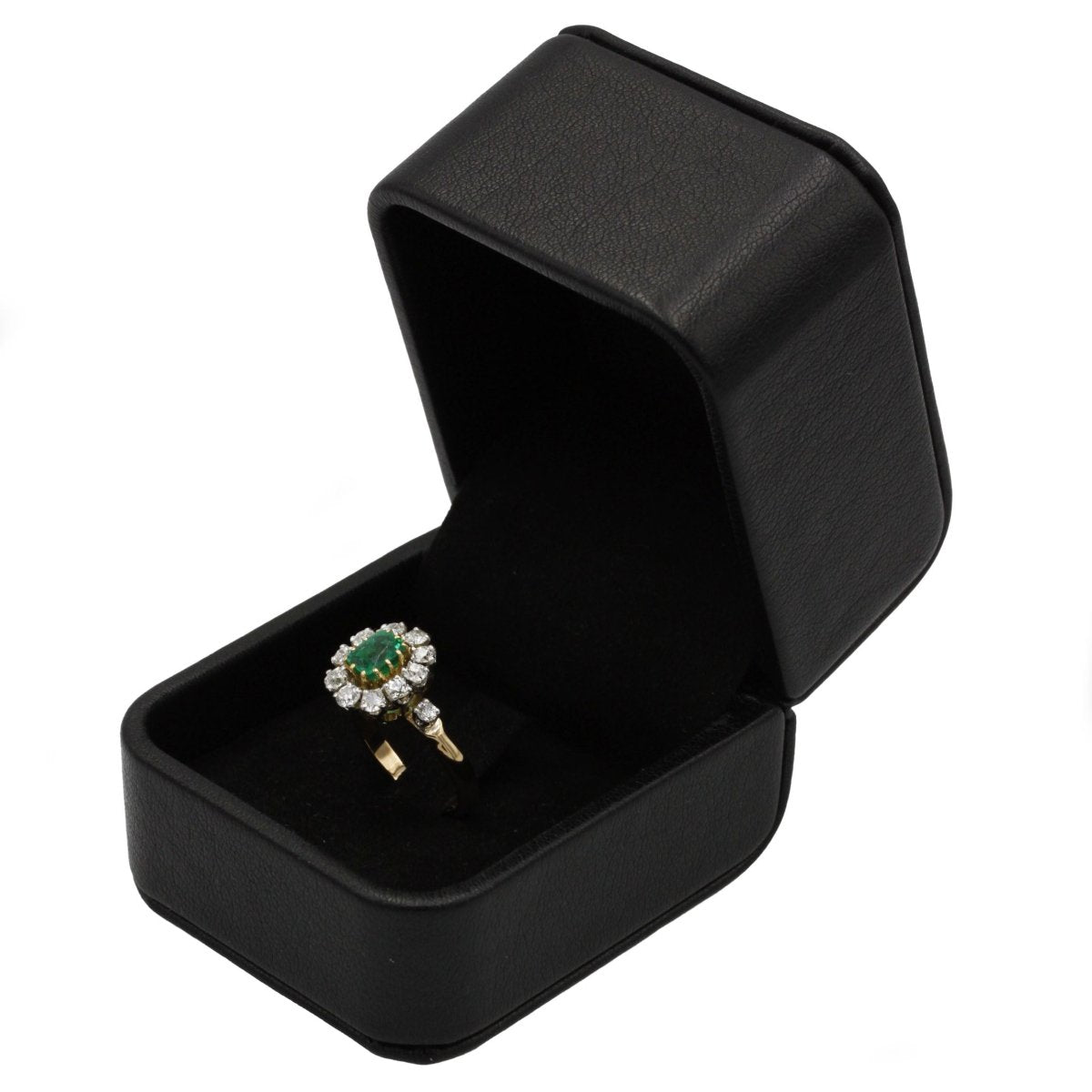 Bague - Or, diamants et émeraude - Castafiore