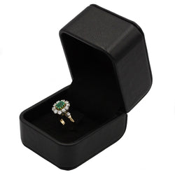 Bague - Or, diamants et émeraude - Castafiore