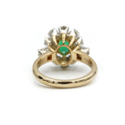 Bague - Or, diamants et émeraude - Castafiore