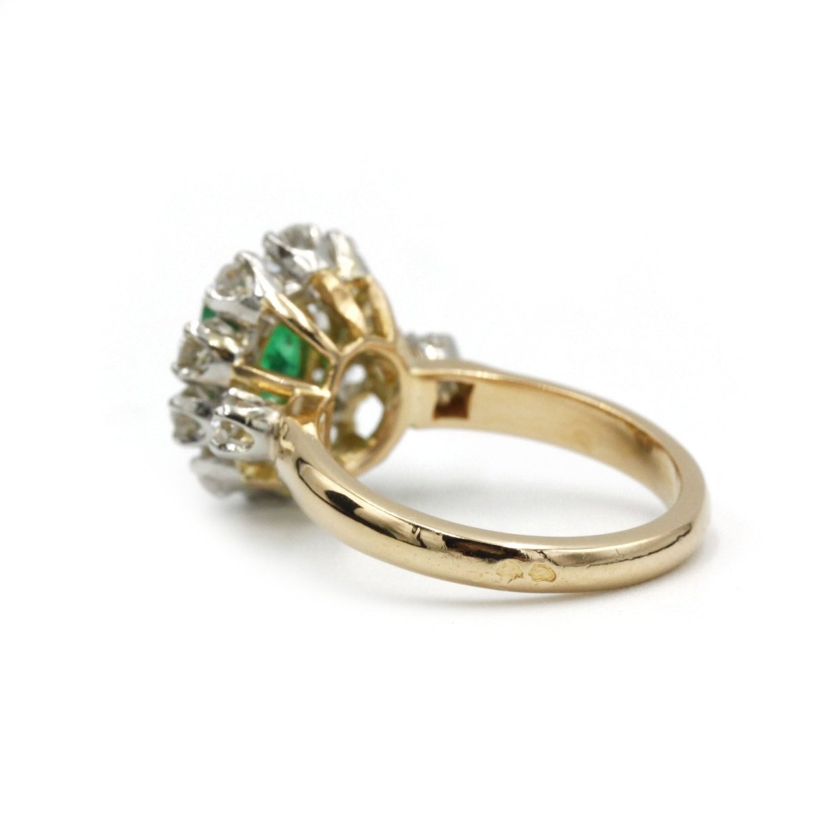 Bague - Or, diamants et émeraude - Castafiore