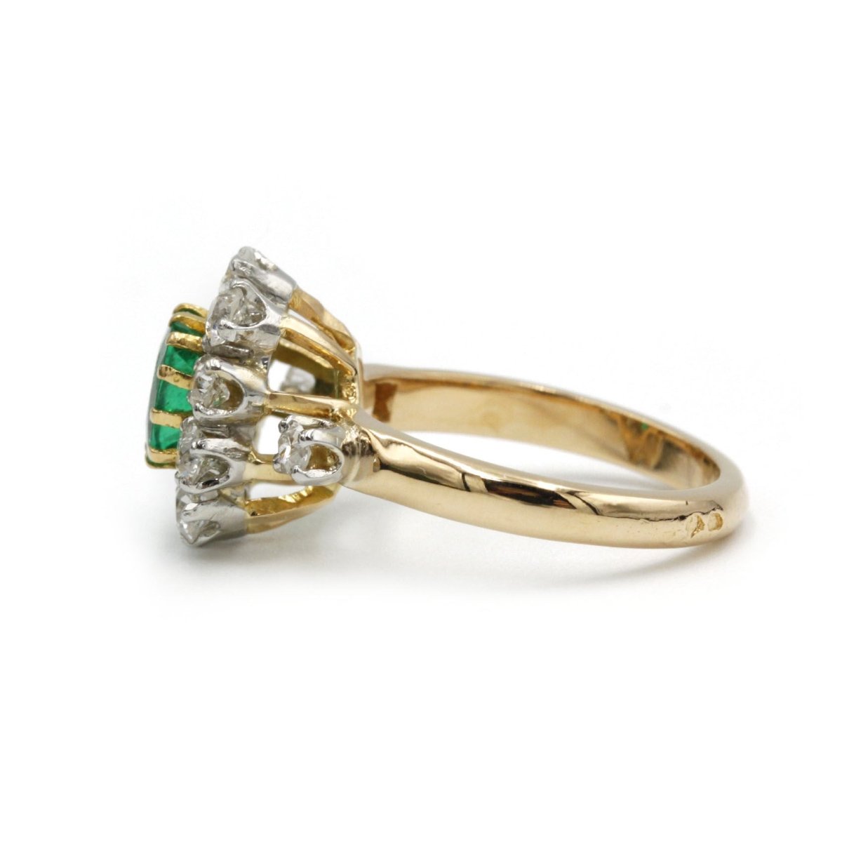 Bague - Or, diamants et émeraude - Castafiore