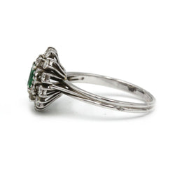 Bague - Or, diamants et émeraude - Castafiore