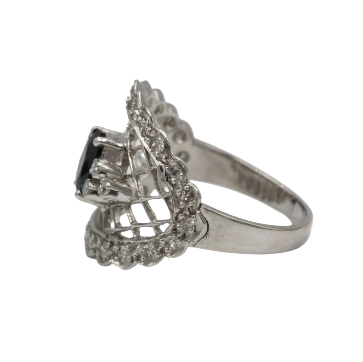 Bague - Or, diamants et saphir - Castafiore