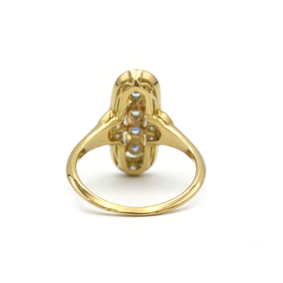 Bague - Or, diamants et saphirs - Castafiore