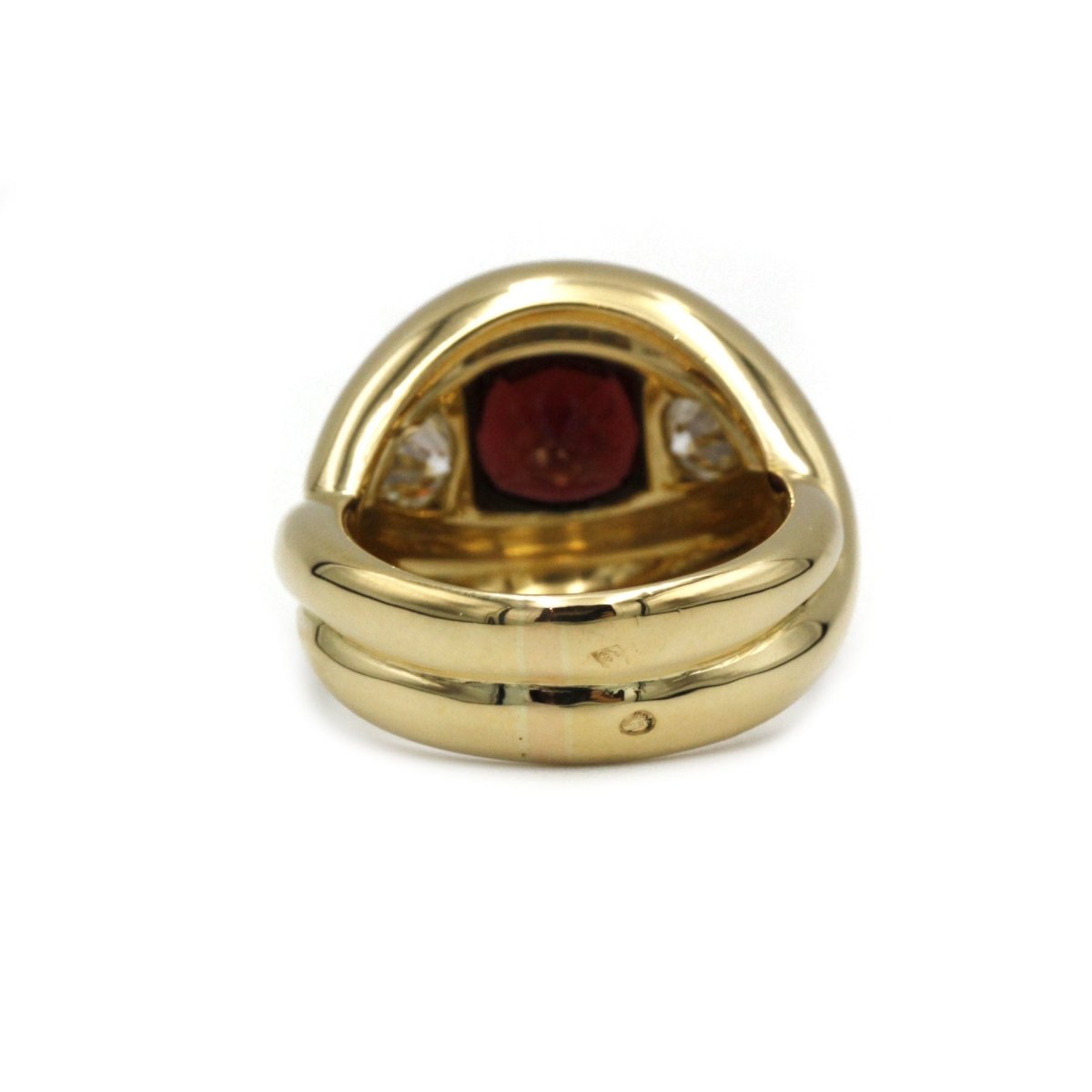 Bague - Or, Diamants & Grenat - Castafiore