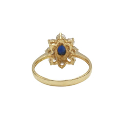 Bague - Or, Diamants & Saphir - Castafiore