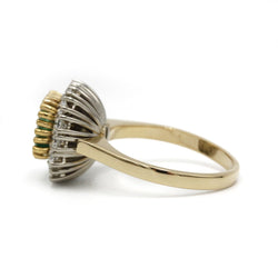 Bague - Or, Emeraude & Diamants - Castafiore