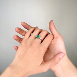 Bague - Or, émeraude & diamants - Castafiore