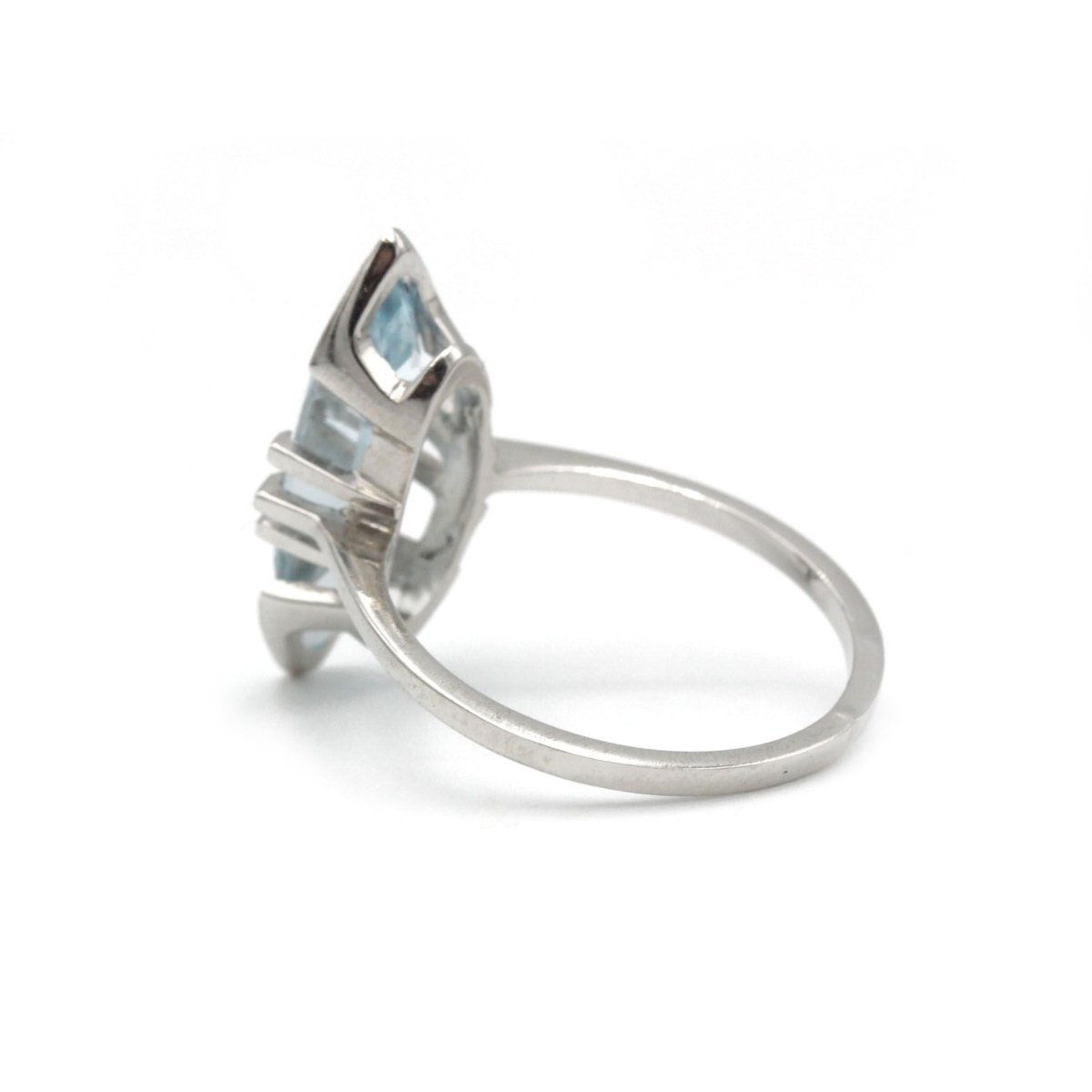 Bague - Or et Aigue - Marine - Castafiore