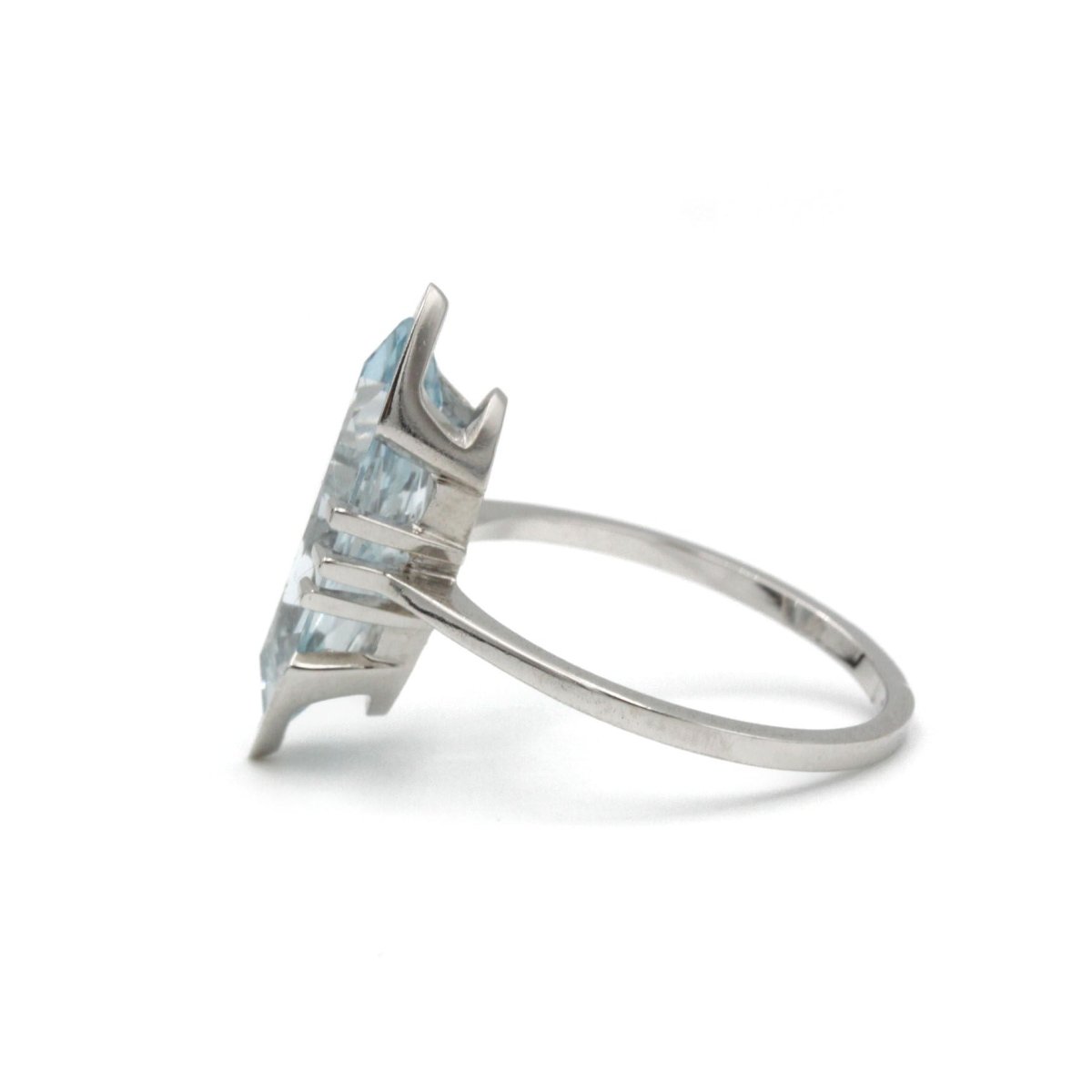 Bague - Or et Aigue - Marine - Castafiore