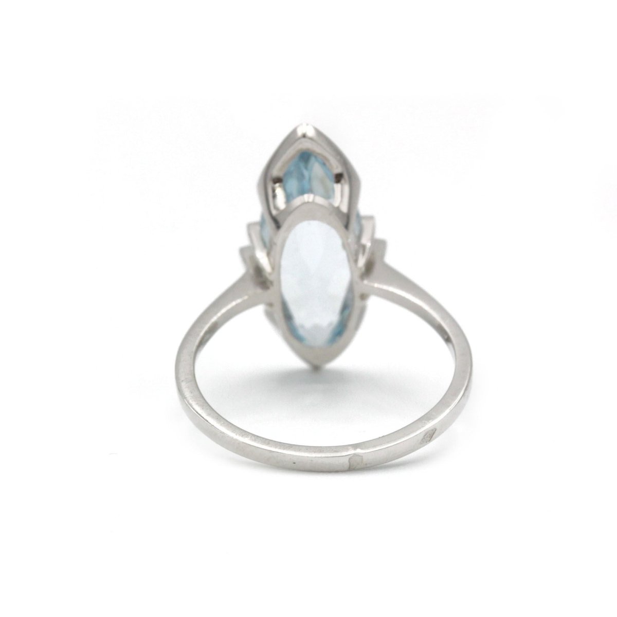 Bague - Or et Aigue - Marine - Castafiore