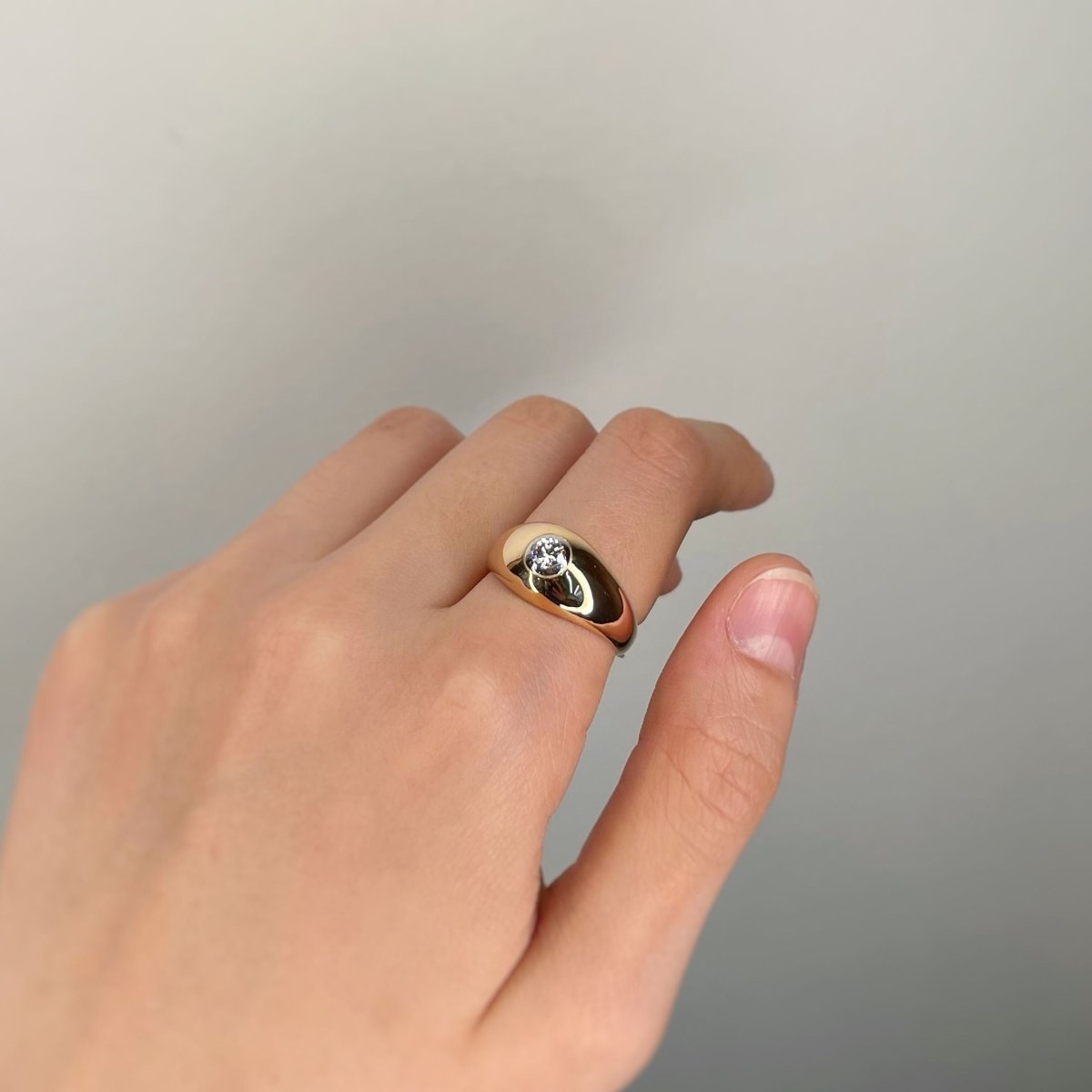 Bague - Or Et Diamant