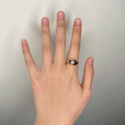 Bague - Or Et Diamant