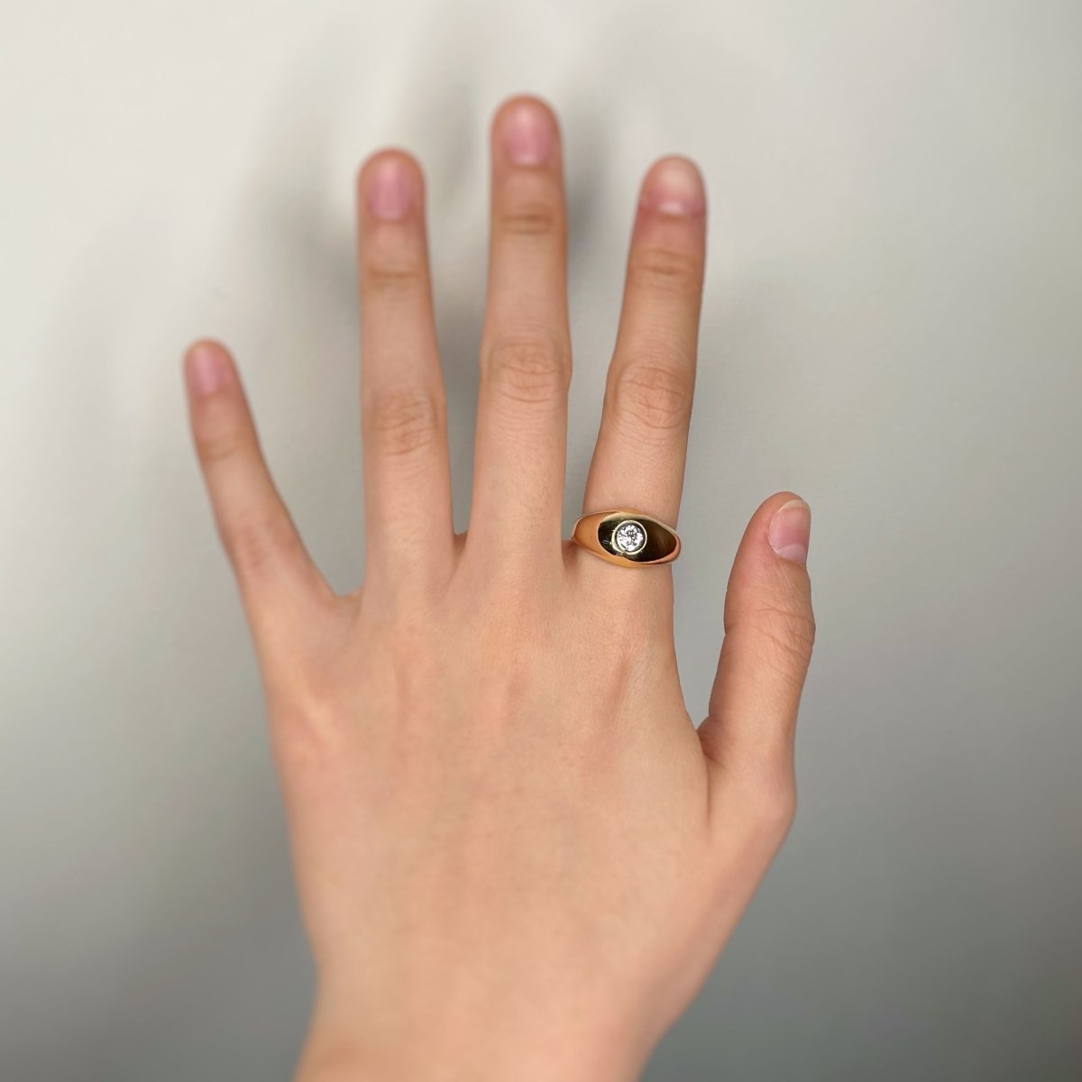 Bague - Or Et Diamant