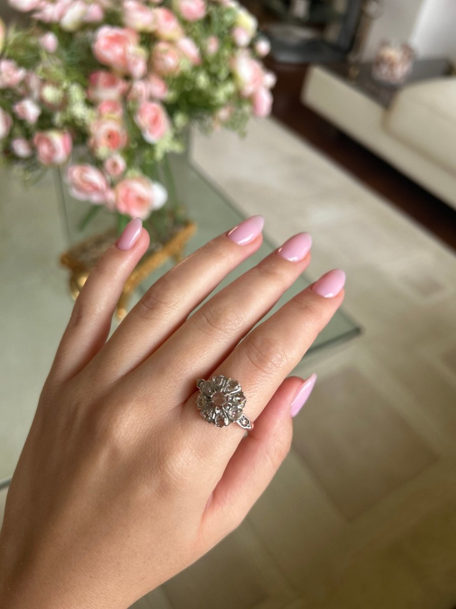 Bague - Or et diamants rose cut - Castafiore
