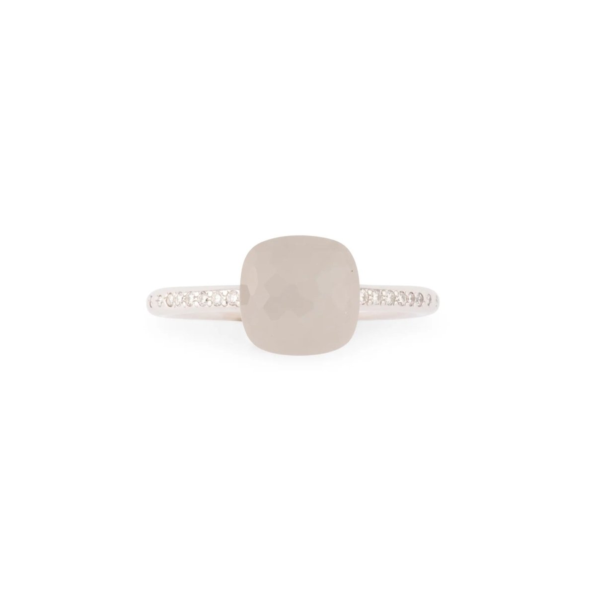 Bague or gris de la maison Pomellato,modèle Nudo - Castafiore