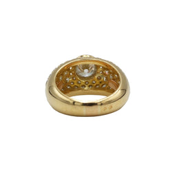 Bague or jaune 750, diamants 2.50 carats - Castafiore