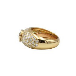 Bague or jaune 750, diamants 2.50 carats - Castafiore
