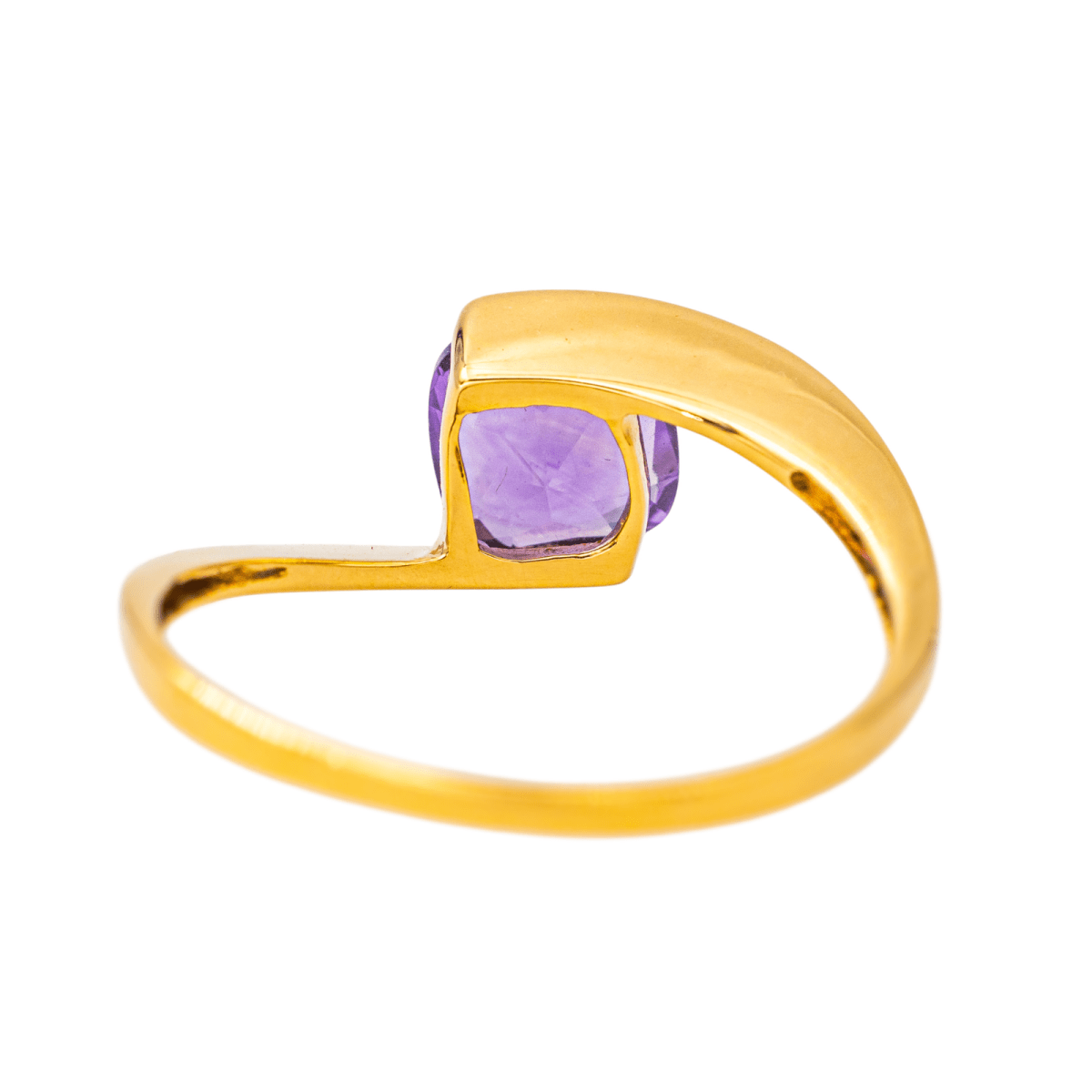 Bague Or jaune Améthyste - Castafiore
