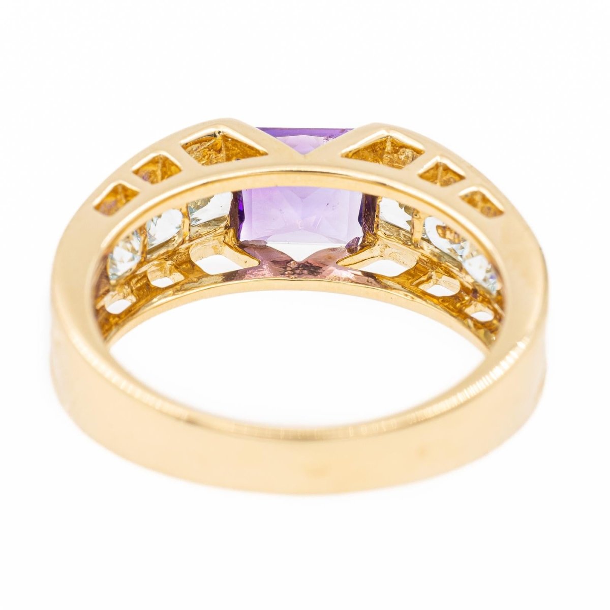 Bague Or jaune Améthyste - Castafiore