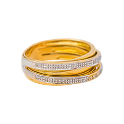 Bague Or jaune Diamant - Castafiore