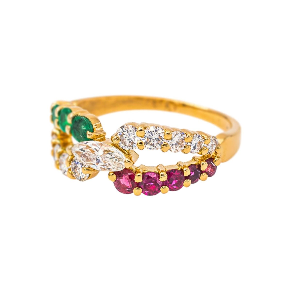 Bague Or jaune Diamant - Castafiore