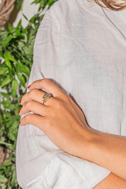 Bague Or jaune Diamant - Castafiore