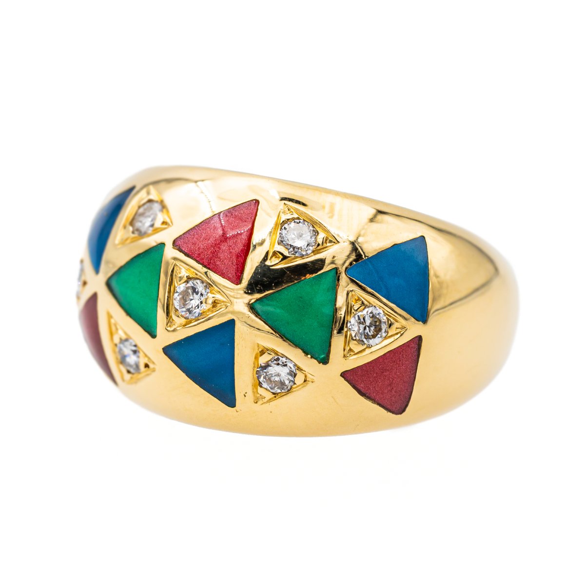 Bague Or jaune Diamant - Castafiore