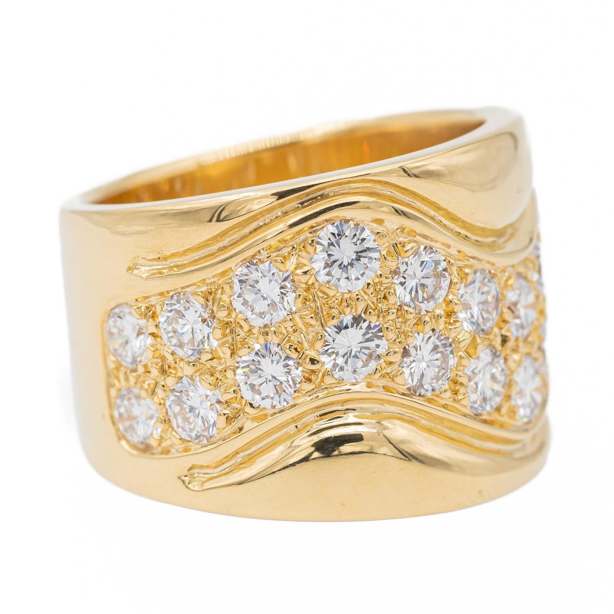 Bague Or jaune Diamant - Castafiore