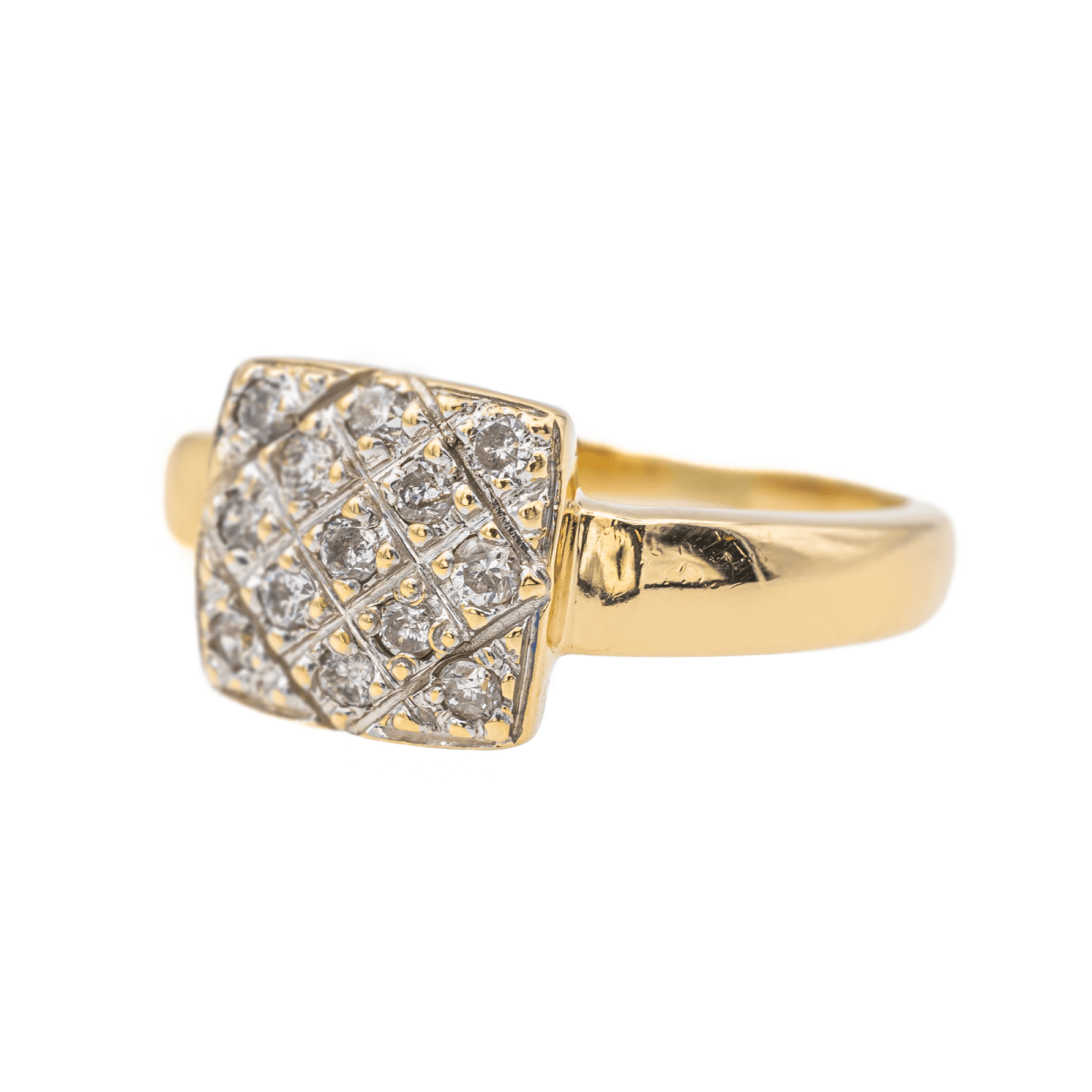 Bague Or jaune Diamant - Castafiore