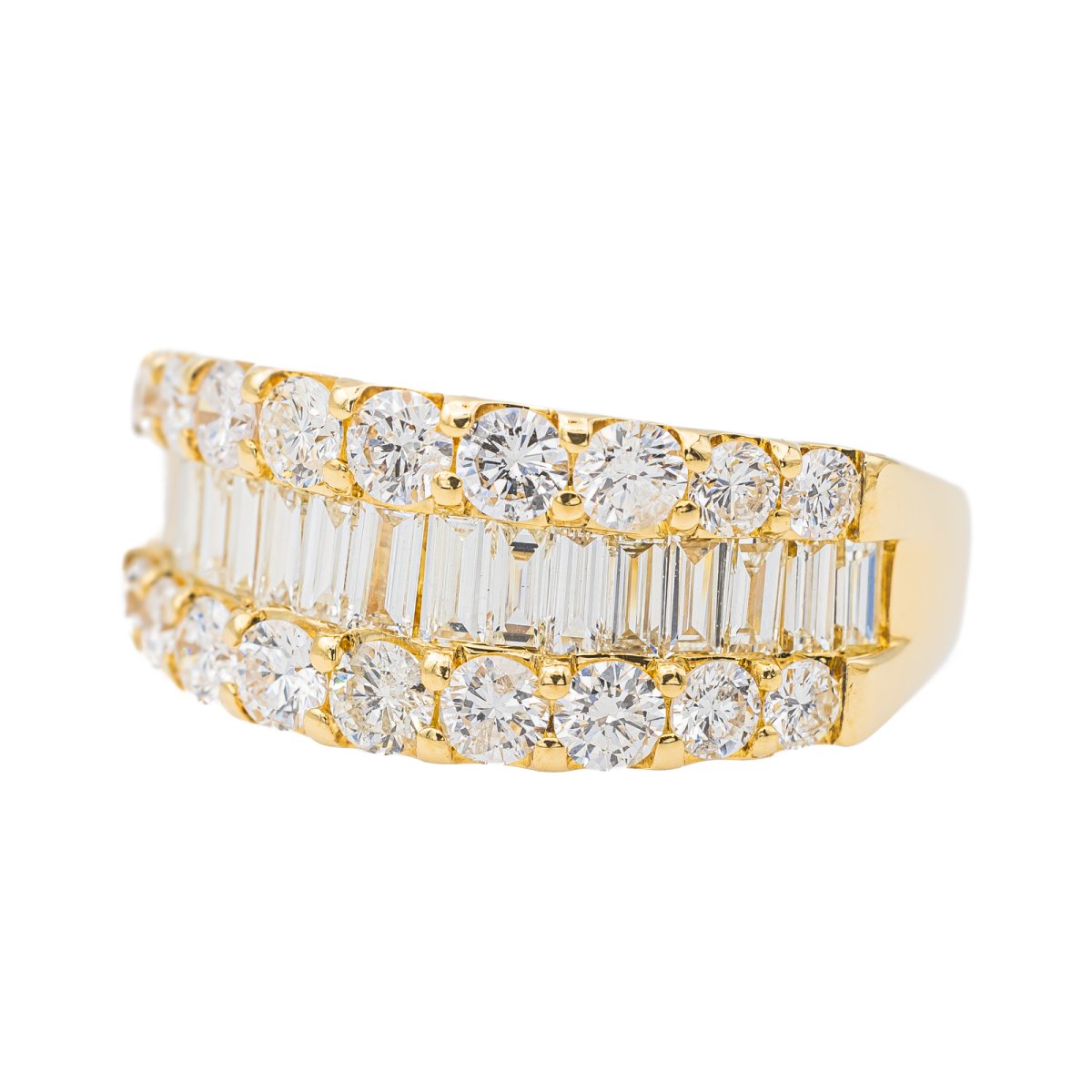 Bague Or jaune Diamant - Castafiore