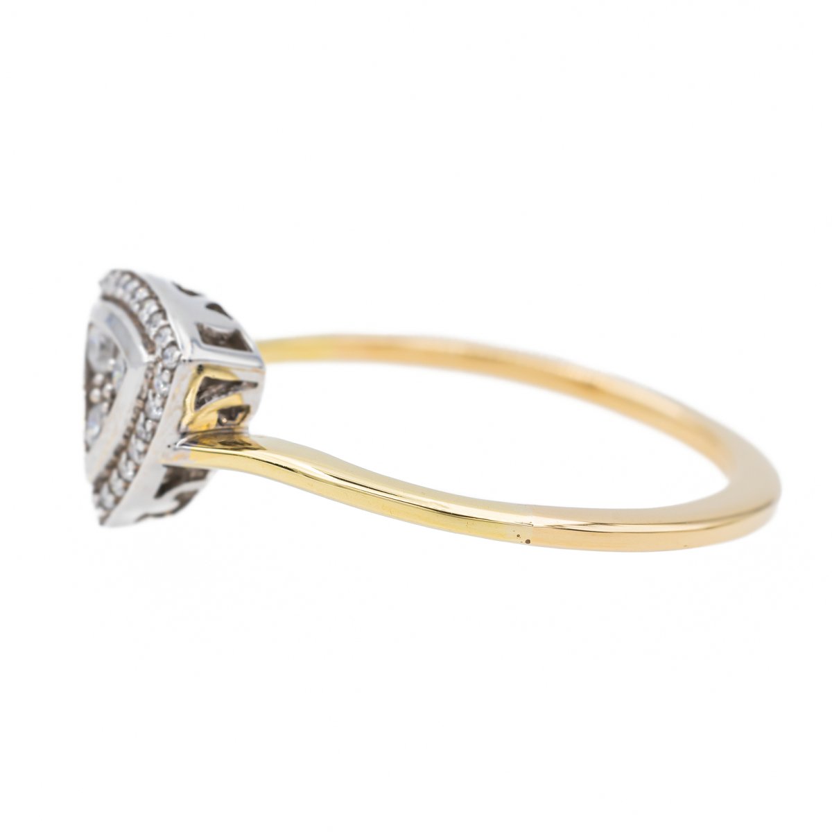 Bague Or jaune Diamant - Castafiore