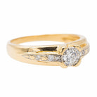 Bague Or jaune Diamant - Castafiore