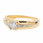 Bague Or jaune Diamant - Castafiore