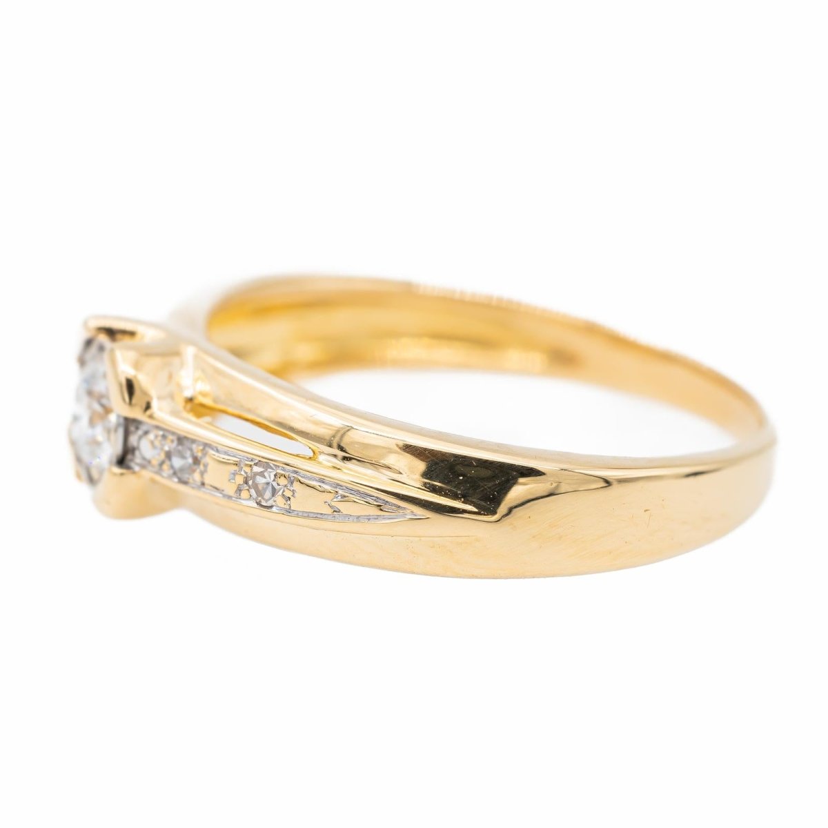 Bague Or jaune Diamant - Castafiore