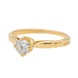 Bague Or jaune Diamant - Castafiore