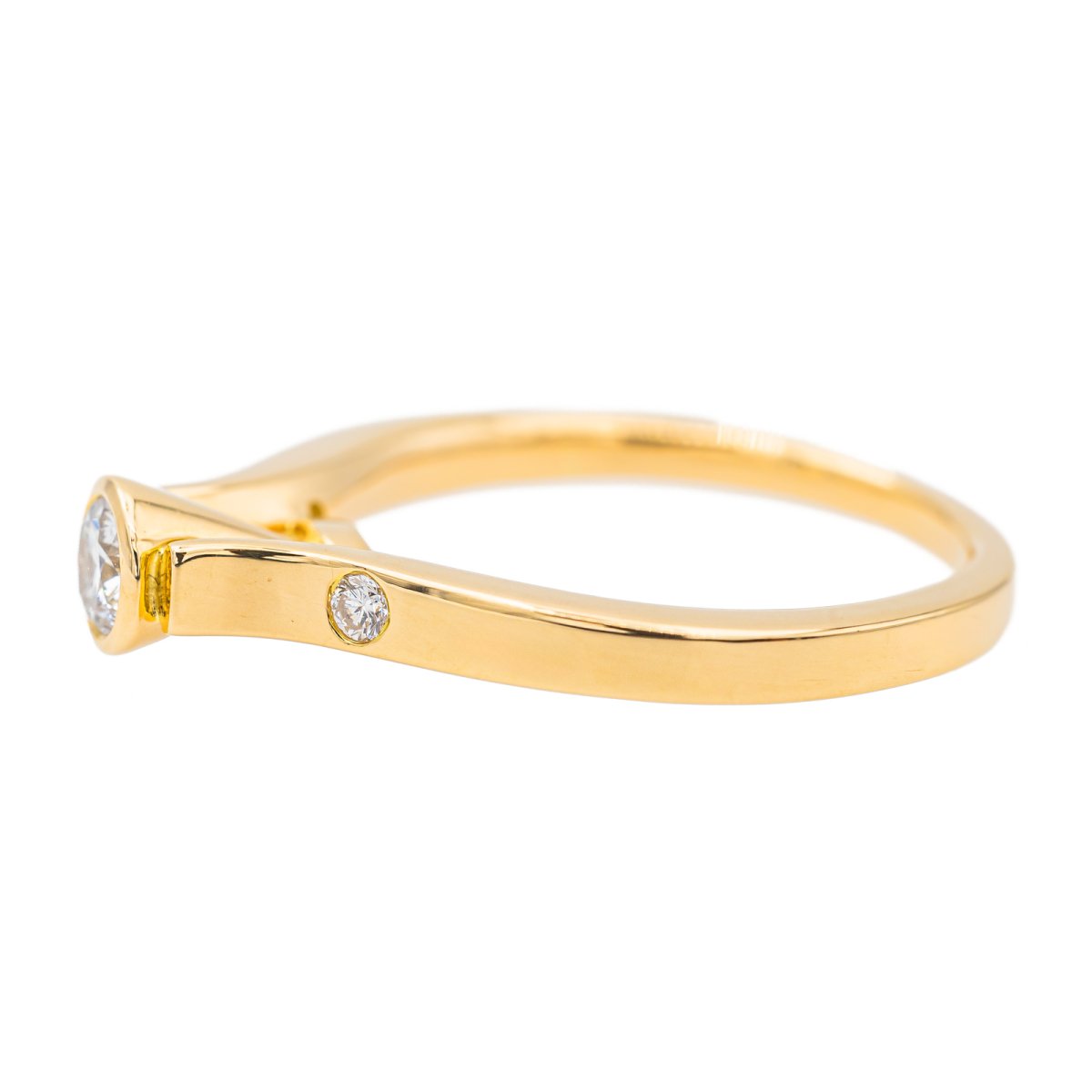 Bague Or jaune Diamant - Castafiore