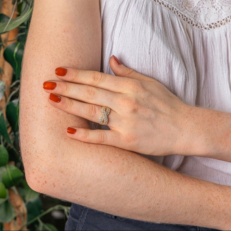Bague Or jaune Diamant - Castafiore