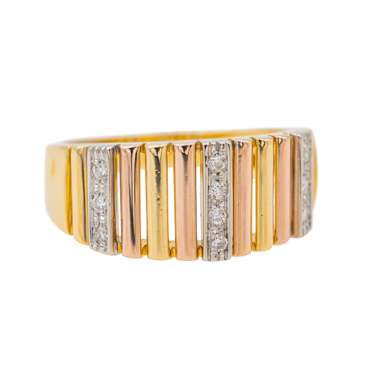 Bague Or jaune Diamant - Castafiore