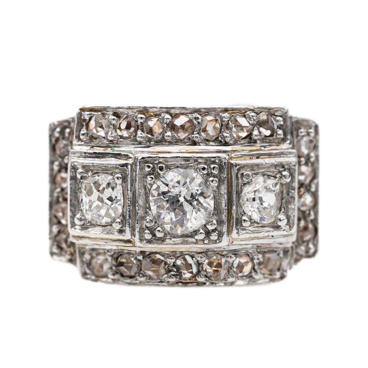 Bague Or jaune Diamant - Castafiore